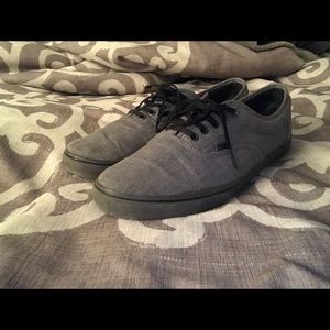 Grey and black Vans ! Size 11 , lots of life left!